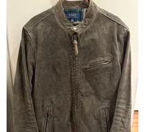 Comprar Jaqueta Couro Polo Ralph Lauren Verde Tam. L