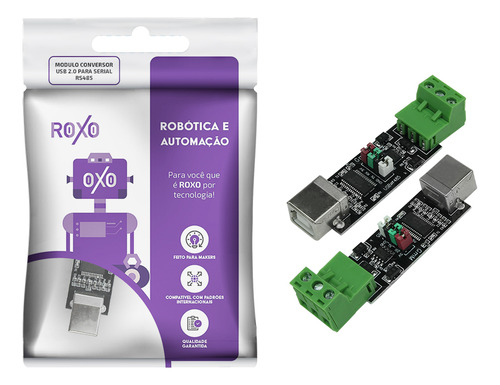 Conversor Usb 2.0 Serial Rs485 Ft232rl - Roxo