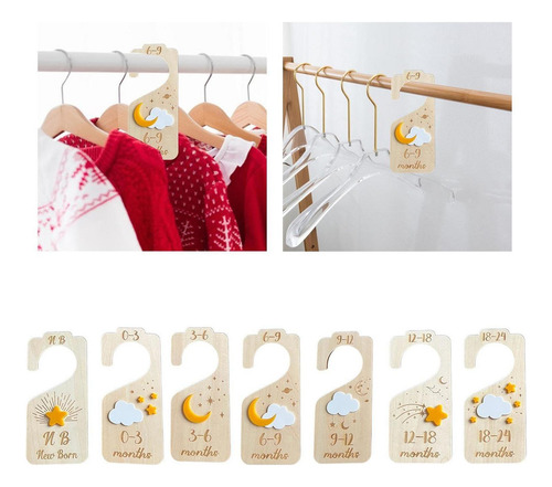 Separador Organizador De Telas For Bebés Amarillo Blanco