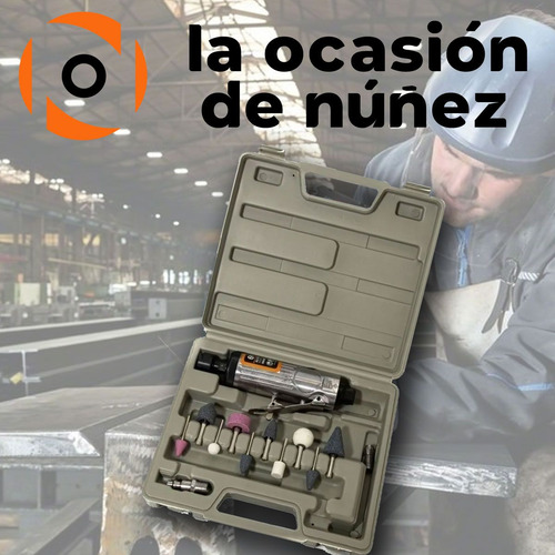 Imagen 4 de 7 de Amoladora Pulidora Neumática Recta Rectificador Salkor
