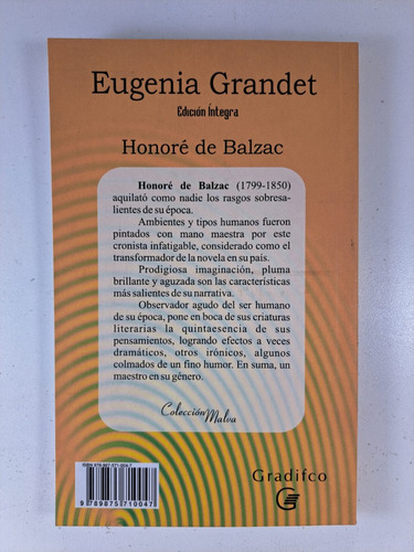 Eugenia Grandet - Honore De Balzac