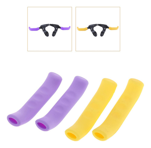 2 Pares De Fundas Protectoras For Manillar De Freno De