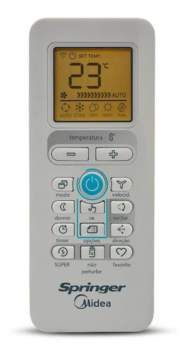 Ar condicionado Springer Midea split frio 12000BTU/h branco 220V 42MACB12S5|38KCY12S5