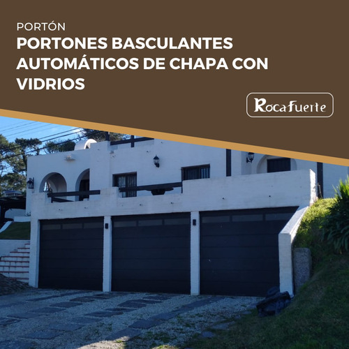 Imagen 6 de 10 de Portones Levadizos Automáticos De Hierro Y Madera