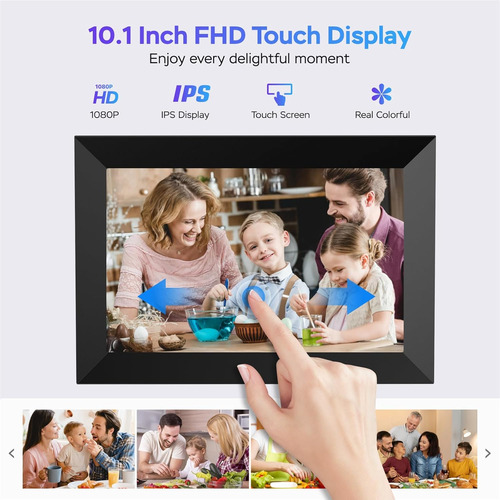 Marco Digital Uhale 10.1'' Wifi Con Pantalla Táctil, Hd Ips
