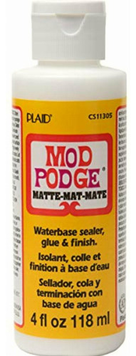 Mod Podge Cs11303 Sellador A Base De Agua, 4 Oz, Mate,