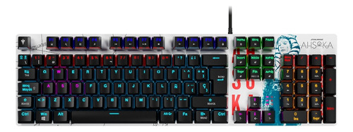 Teclado Mecanico Gamer Ballista 90t Star Wars Ahsoka Tano