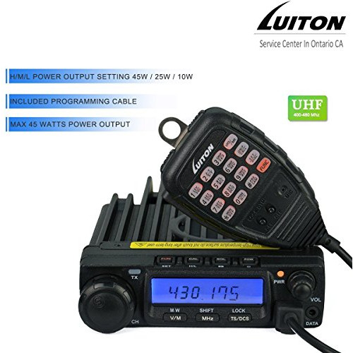 Luiton Lt Uhf Radio Bidireccional Transceptor Movil Cable