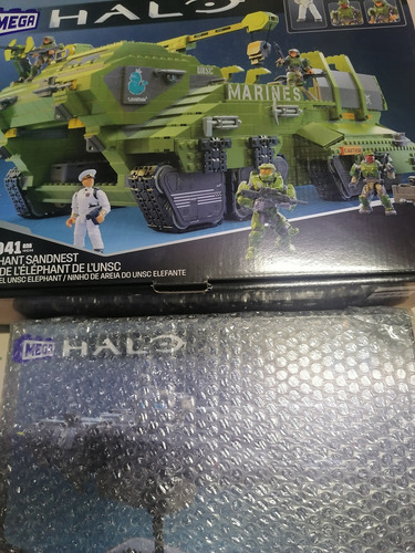 Halo Mega Construx Unsc Foward Unto Dawn Y Elephant 704 Miranda (Usado)