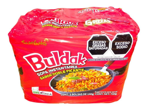 Ramen Coreano Caja 40 Piezas Sabor 2x Picante  Samyang