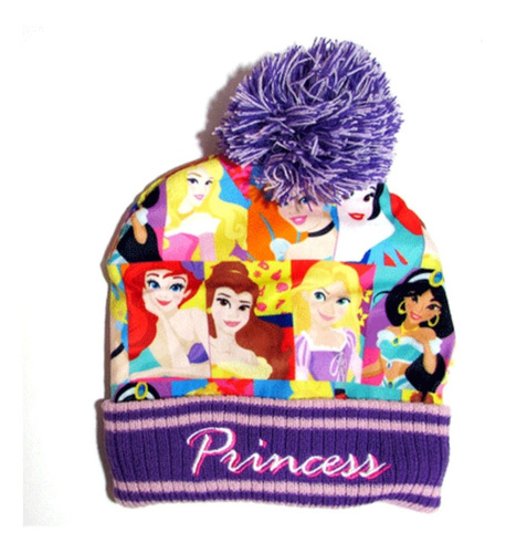 Gorro De Lana Nena Princesas Dpr5554