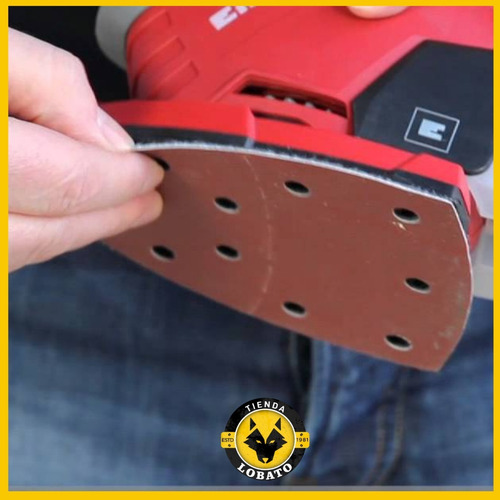 Imagen 8 de 10 de Lija Delta Velcro X12 Uni Grano 60 120 180 Kwb