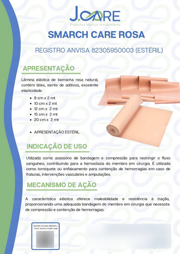Faixa De Smarch 15 Cm X 2 Metros Kit Com 10 Unidades