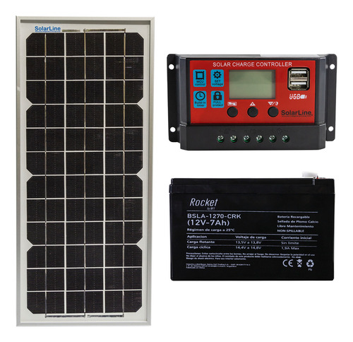 Kit Energia Renovable Panel Solar 10wp Consumos Iniciales 