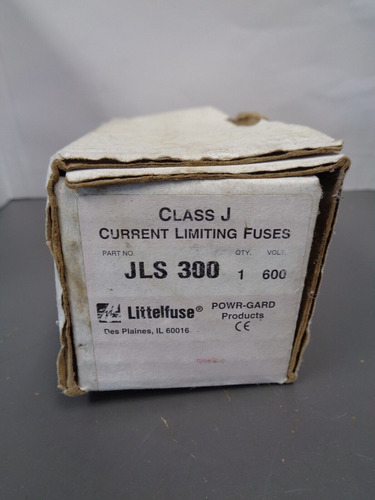 New Littelfuse Jls 300 Amp Fuse Class J Jks 300 600 Volt Bbd