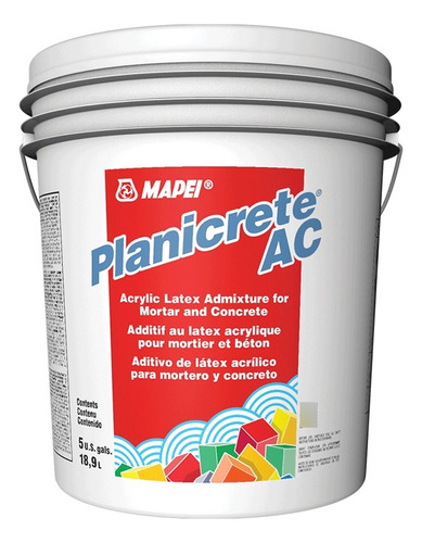 Planicrete Ac, 19 Lts (aditivo De Latex Morteros Y Concreto)