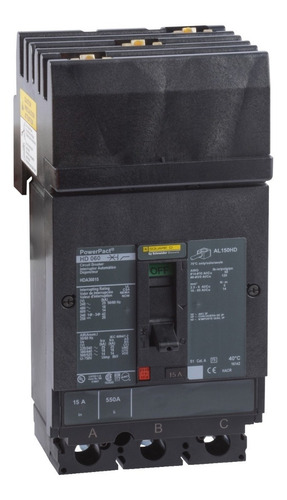 Imagen 1 de 1 de Interruptor Termomagnético Hda 3p 15a Schneider Hda36015