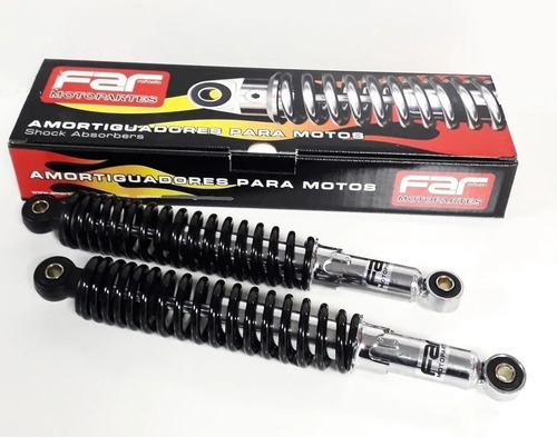 Imagen 1 de 2 de Juego De Amortiguadores Far Honda Storm 125 Par Negro