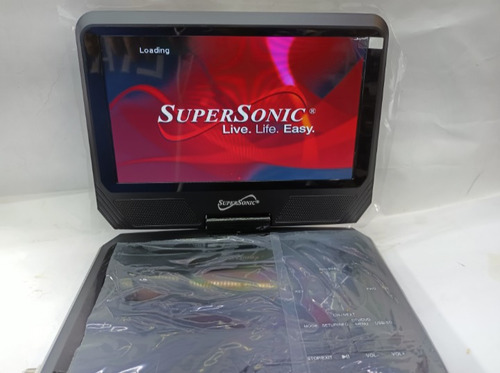 Dvd Portátil Con Tv Digital 9 Usb, Recargable, Giratorio.