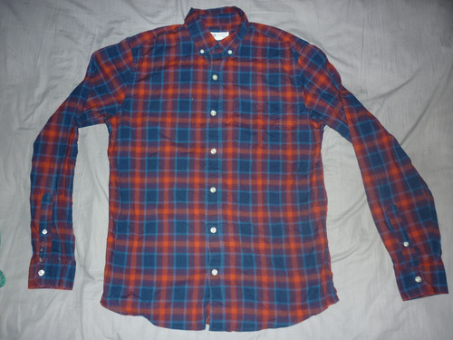 E Camisa Gap Cuadros Talle S  Rojo Art 94125