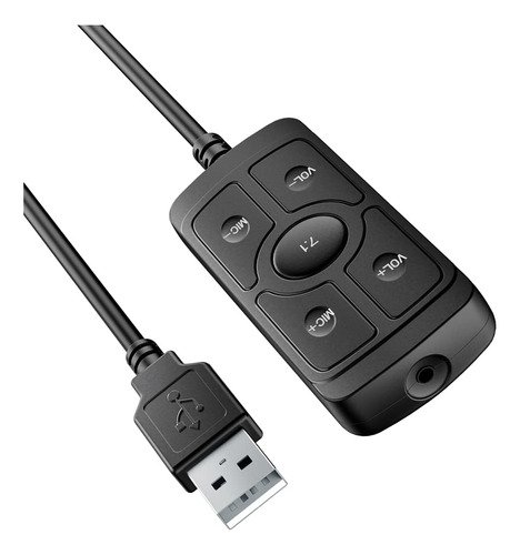 Bengoo Tarjeta De Sonido Usb, Adaptador De Audio Usb A Cone.