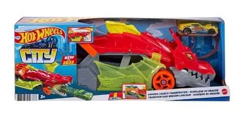 Pista carrinho da hot wheels dragao