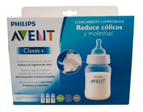 Biberones anticólicos (3 unidades) de Philips AVENT, Azul