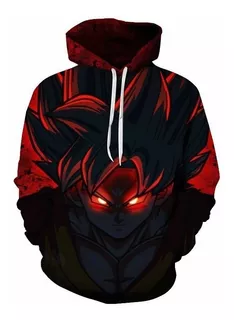 Sudadera Dragon Ball Con Capucha Adulto Moda Anime