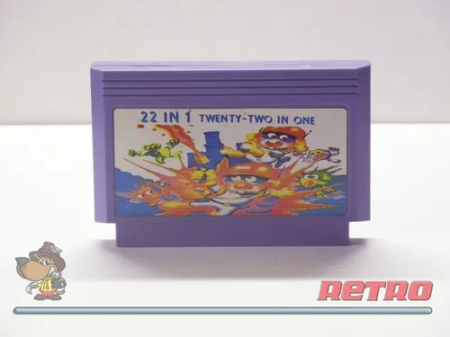 Cartucho 22 In 1 | Donkey Kong Jr Yie Ar Kung Fu Family Game (Usado)