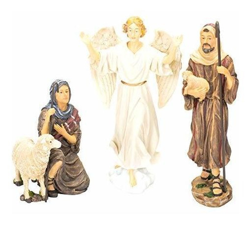 1 X Nativity Shepards Y Angel Para El Juego De Los Reyes Mag