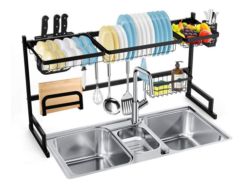 Estante Para Platos Sobre El Fregadero Escurridor De Pl...