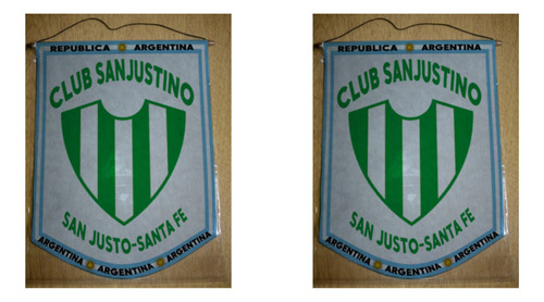 Banderin Grande 40cm Club Sanjustino Santa Fe