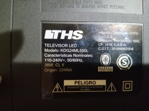 Tv 24 Ths No Da Imagen -para Repuesto O Arreglar (Usado)