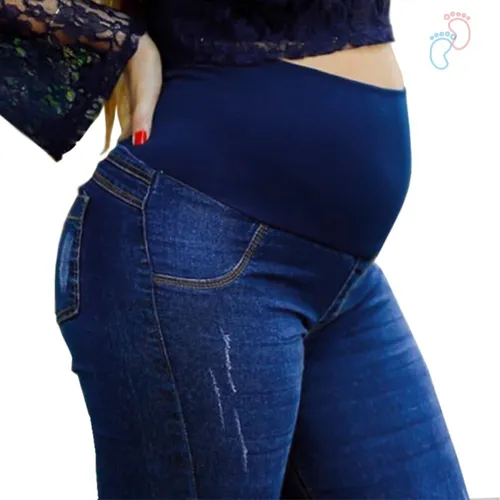 Calça jeans hotsell feminina para gestante