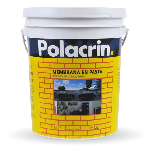 Polacrin Membrana En Pasta 4 Lts Techos Impermeable Rosario
