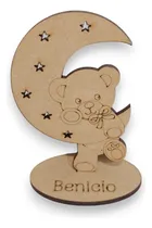 Comprar Combo 25 Souvenirs +15 De 20cm Osito Colgando Luna Bautimo