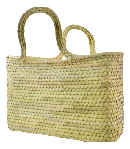 25 Bolsas De Palma Tejidas A Mano Color Natural (mediana)