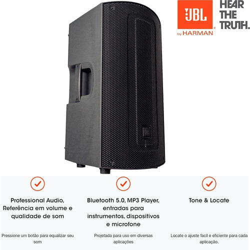 Caixa Ativa Jbl Max 12 350w Rms Bluetooth Usb