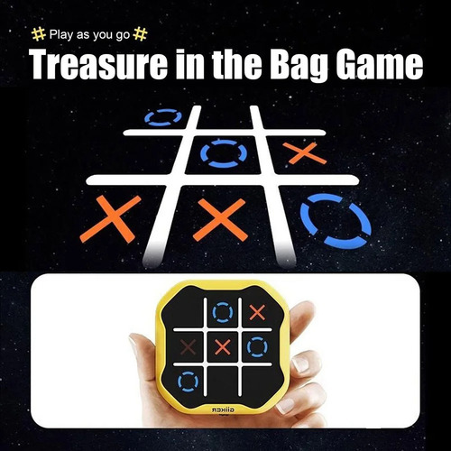 Brinquedo Super Tic Tac Toe Jogo Da Velha Eletrônico Puzzle