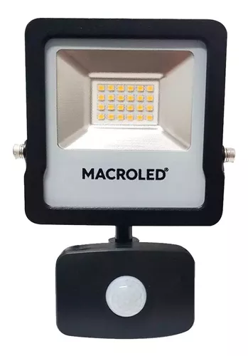 Proyector Led Smd 20W Luz Blanco Frío Sensor Movimiento