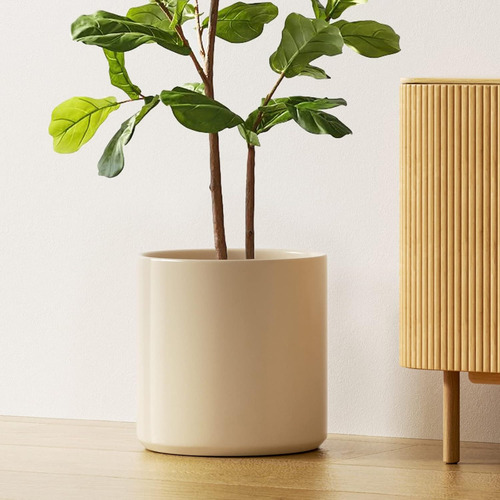 Maceta De Cerámica De 30 Cm Para Plantas Interiores