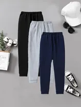 Comprar Pack X3 Pantalones Deportivos Infantil Jogging Básico Unisex
