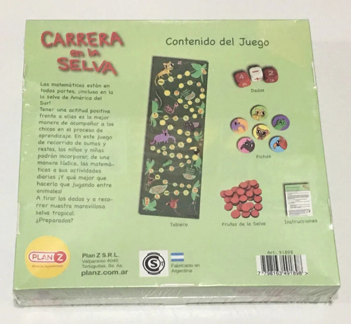Juego De Mesa Plan Z Carrera En La Selva Infantil