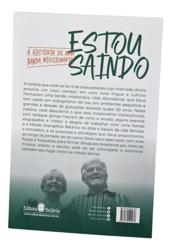 Estou Saindo - Patrick E Nedra Dugan: A História De Uma Banda Missionária, De Patrick E Nedra Dugan., Vol. 1. Editorial Editora Betânia, Tapa Mole En Português, 2023