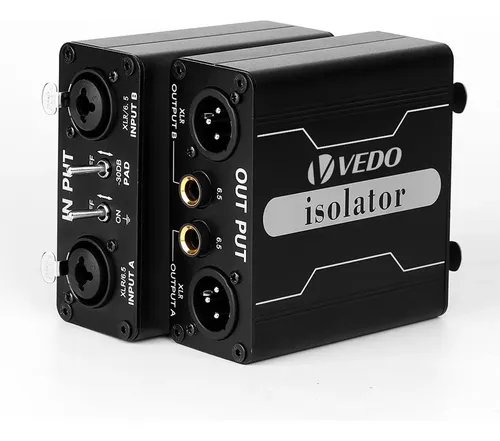 Isolador de Áudio Gx200 Vedo Preto com Cancelamento de Ruído Hifi 2 Entradas 127/220v — R$ 184,30 em Mercado Livre, 63% OFF