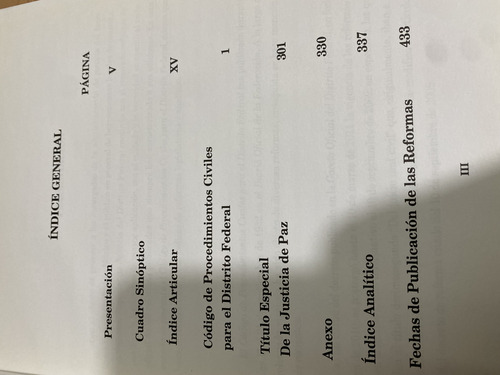 Código De Proc. Civiles Para El Distrito Federal 2010 (Usado)