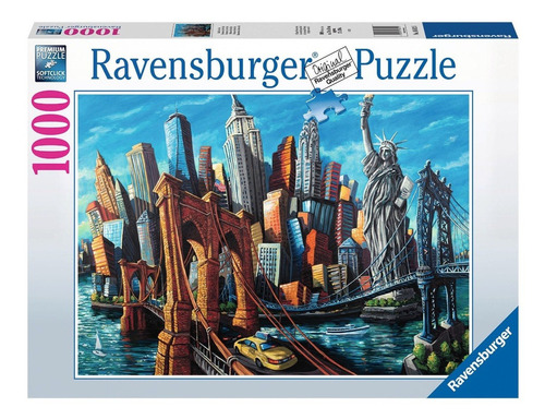 Rompecabezas Puzzle 1000 Welcome To New York Ravensburger