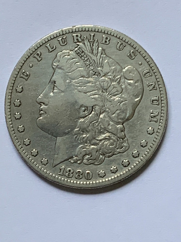 Robmar-usa-morgan 26,73g De Plata-900-año 1880 S-capsula-n°5