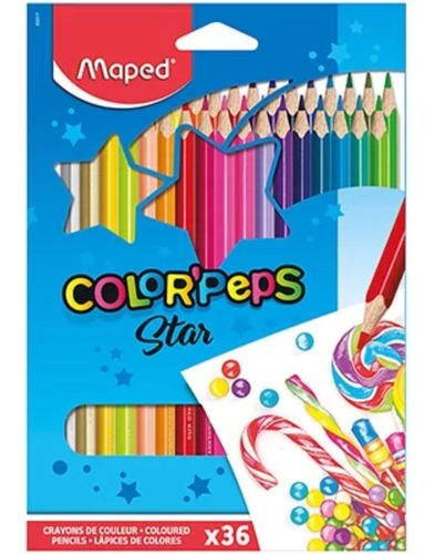 Lápis De Cor Maped Color Peps 36 Cores