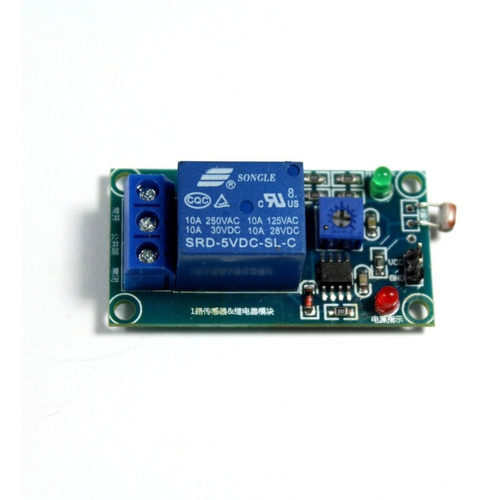 Sensor De Intensidad Luminosa Con Relevador, Arduino, Pic